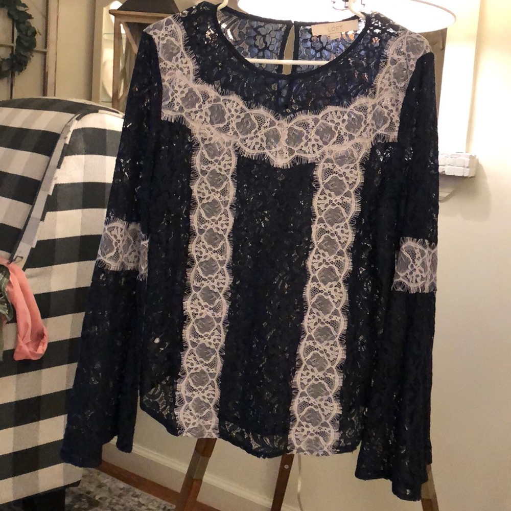 lace long sleeve top!